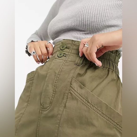 Free People Green Cargo Pants - Picture 3 of 9